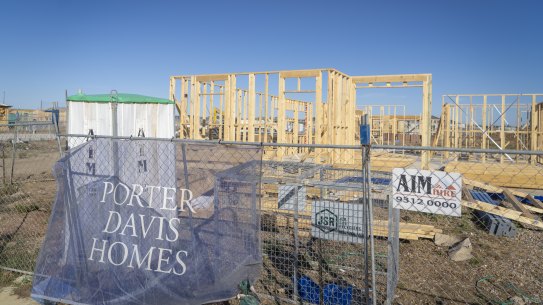 The surge in claims began with the collapse of builder Porter Davis on March 31 last year.