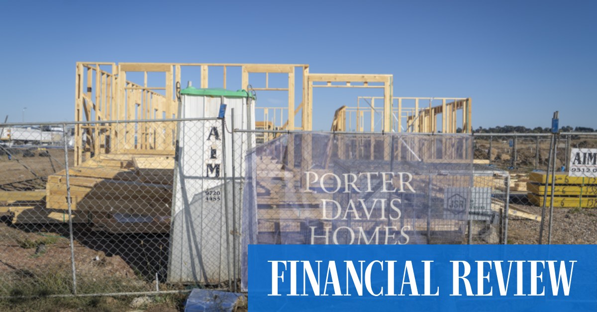 Porter Davis buyers could have new builders next week