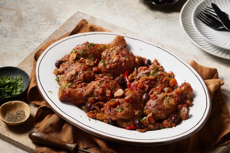 Adam Liaw's chicken cacciatore recipe