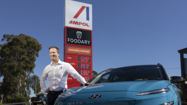 Ampol CEO Matt Halliday.
