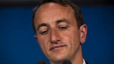 Liberal Candidate for Wentworth, Dave Sharma, after conceding defeat.