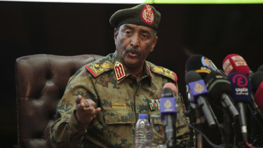 Sudanâ€™s head of the military, General Abdel-Fattah Burhan.