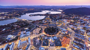 The top three most searched regions in the ACT were in Canberra, where its median house price growth outpaced Sydney’s.