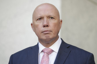 Home Affairs Minister Peter Dutton.