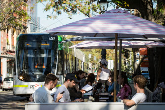 Melburnians have seen the impact of using parking spaces for outdoor dining over the past two years.