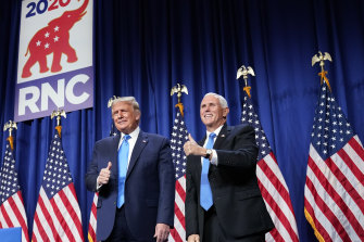 President Donald Trump and Vice-President Mike Pence.