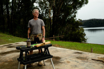 Greg Webb lost his house in Lake Conjolo during the 2019 bushfires. He is now rebuilding a disaster-proof  house.