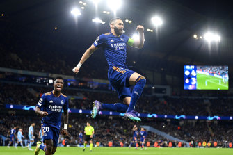 Evergreen forward Karim Benzema continued his red-hot form.
