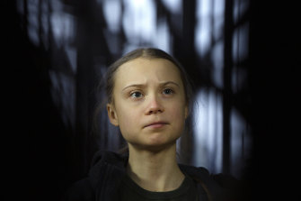 Greta Thunberg.