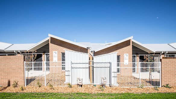 One of the ACT government's new public housing sites opened in Monash on Tuesday.