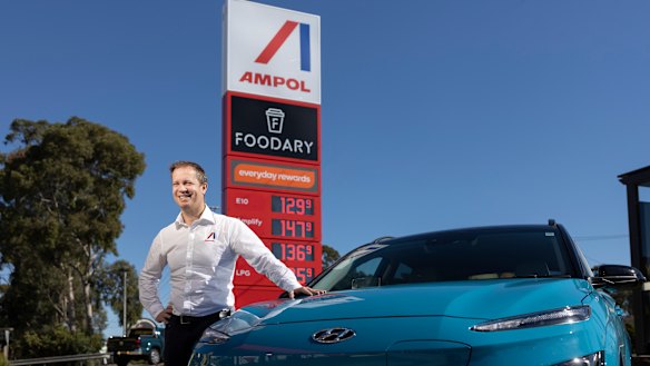 Ampol CEO Matt Halliday.