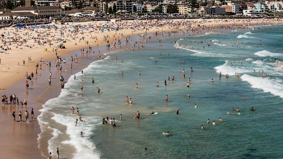 Bondi Beach, just down the road from where the biggest ponzi scheme in NSW history was run. 