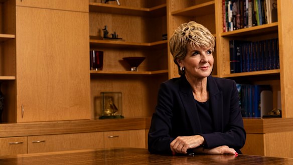 Australian National University chancellor Julie Bishop.