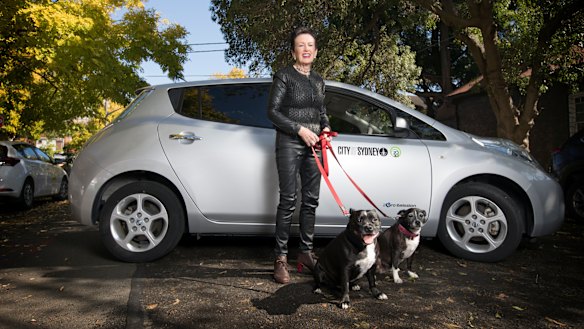 Sydney Lord Mayor Clover Moore's council has embraced electric cars in their fleet.