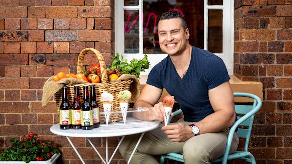 It took a week for Ben Ungermann to devise his fresh ice-cream flavours for the Scenic Rim Eat Local Week.