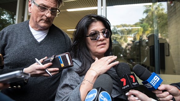 Fashion designer Lisa Ho, pictured at Waverley Local Court in 2017, had money stolen by Hamish McLaren.