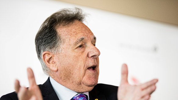 Former ACCC chairman Graeme Samuel chairs a panel assessing APRA's abilities.