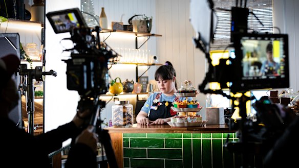 Behind the scenes on a Bus Stop Films production. 