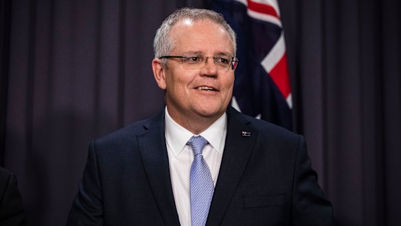 Scott Morrison's addresses the media for the first time after being Liberal MPs voted for him as party leader and Prime Minister on Friday.