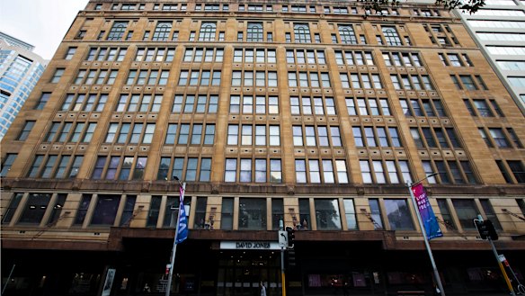 The redevelopment of David Jones' flagship has caused disruption.