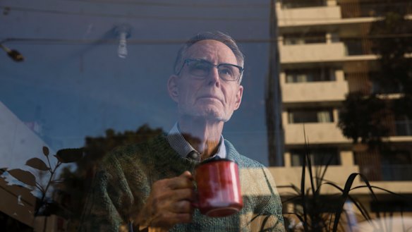 Ron Gornall says his Lane Cove street has been turned into a noisy, traffic-choked rat run.