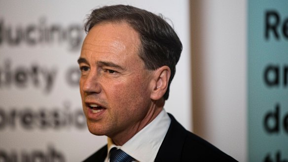 Health Minister Greg Hunt.