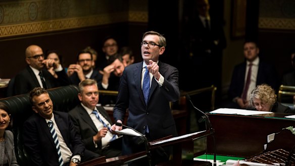 NSW Treasurer Dominic Perrottet said infrastructure investment would be the "mainstay of the economy".