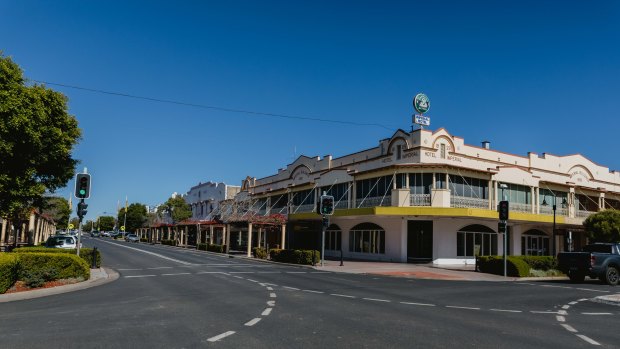 Moree’s main street.