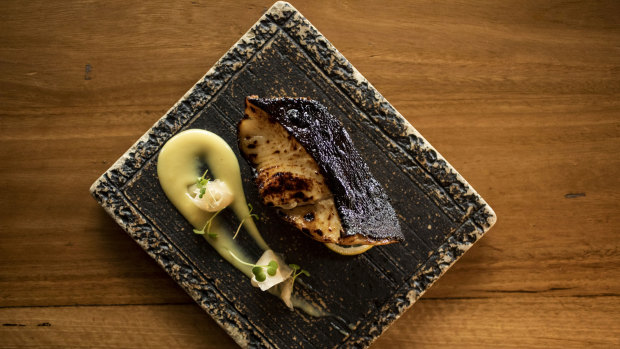 Each dish a small work of art: Black Cod at Toko.