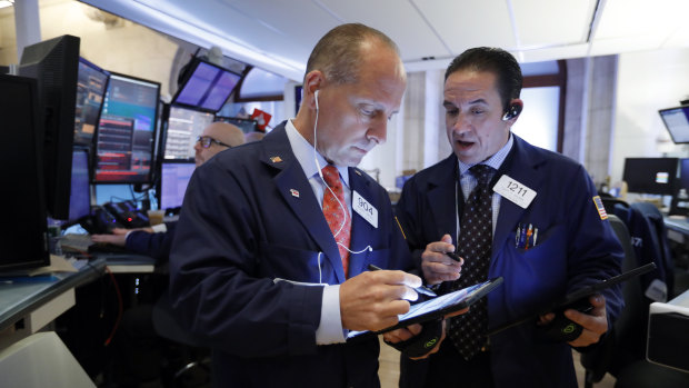 Wall Street fell broadly to start the week. 