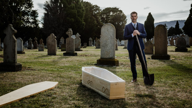 Former funeral director Scott Turnbull is in an upcoming show about death.
