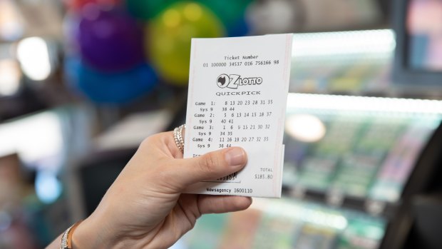 A Bathurst man had a "funny feeling" his wife had bought the winning ticket. 
