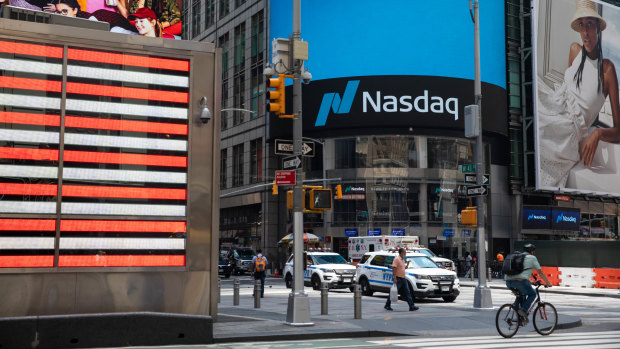 The Nasdaq fell by 6 per cent in two days.