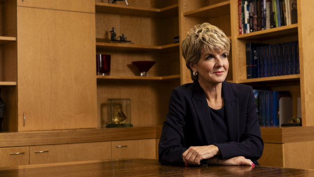 Australian National University chancellor Julie Bishop.