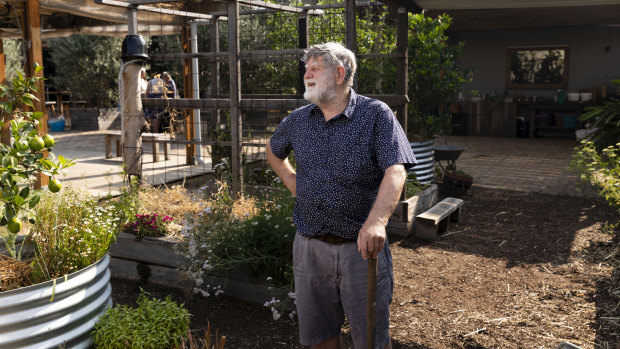 Clive Blazey will talk about heirloom seeds and the importance of maintaining diversity of food supply as part of the Grow It  Local Festival.  He is pictured at Pocket City Farms where he will speak on Sunday. 