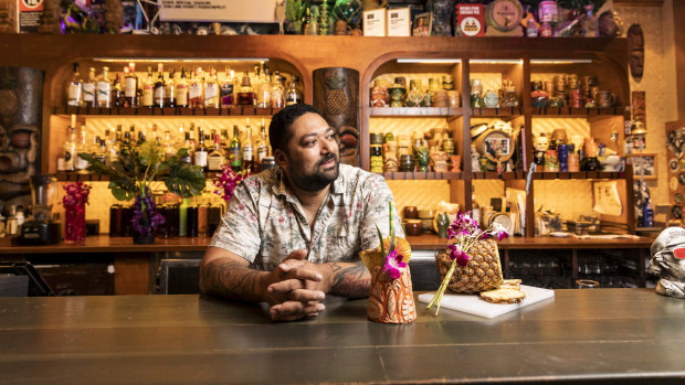 Pasan Wijesena, bartender owner operator of Jacoby’s Tiki Bar in Enmore and Earl’s Juke Joint in Newtown.