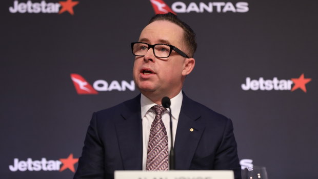 Qantas chief executive Alan Joyce. 