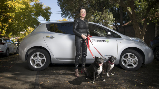 Sydney Lord Mayor Clover Moore's council has embraced electric cars in their fleet.
