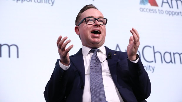 Comeback kid: Alan Joyce has forecast Qantas’ highest first half profit on record.