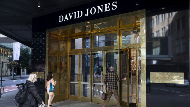 David Jones will keep its main stores open. 