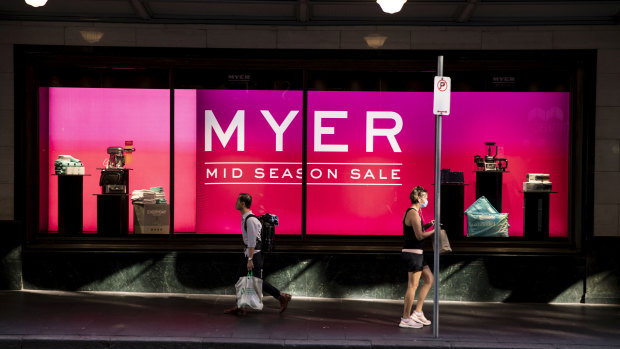 Geoff Wilson says Myer should use the coronavirus closures to expedite the store restructuring process.