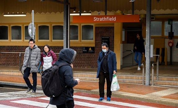 NSW Transport Minister Andrew Constance said he had noticed an anecdotal increase in people wearing masks on Sydney public transport.