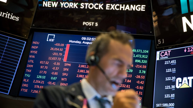Investors on Wall Street are dumping stocks after China's retaliation to Trump's latest tariff salvo.