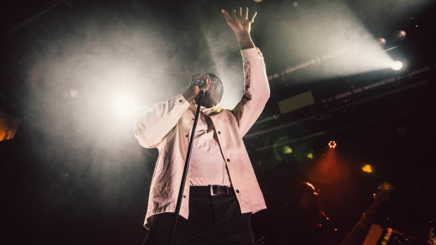 Jacob Banks at Oxford Art Factory on Sunday night.