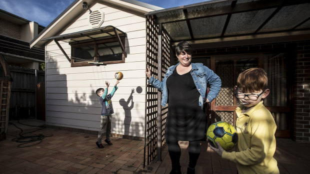 Fiona Sives says the family's new house is bigger and better, as well as cheaper.