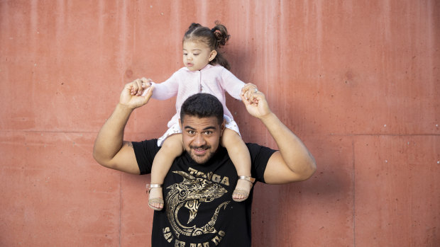 Vunipola's daughter Elenoa is the inspiration for his Super Rugby career.