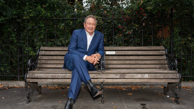 Andrew Forrest, the founder and chairman of Fortescue.