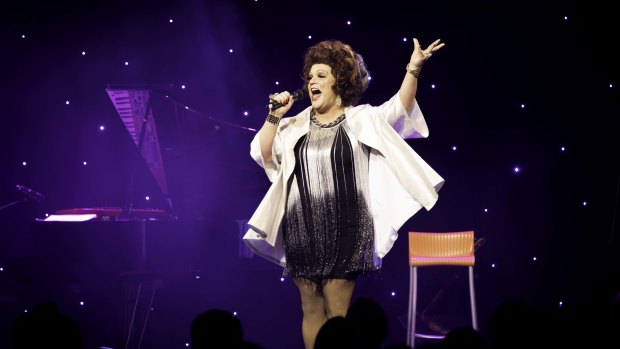 Gala host Dolly Diamond cracked out a few of her own.