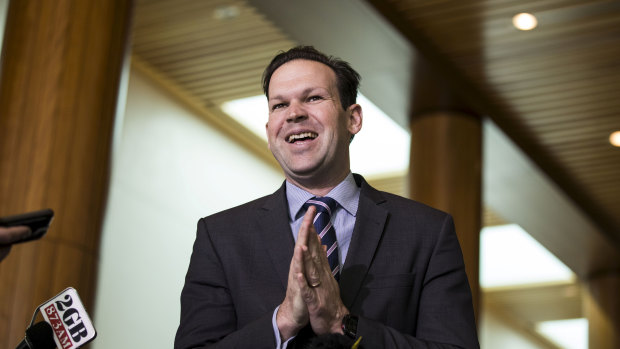 Resources Minister Matt Canavan hailed the Adani decision as "historic". 