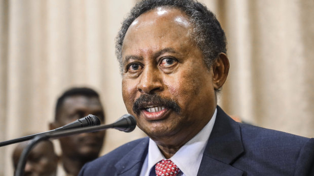 Sudan’s Prime Minister Abdalla Hamdok, pictured, was arrested in the military coup.